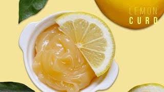 [Eng] 4가지 재료로 만든 수제 레몬 커드 - Simple 4 ingredient Lemon Curd