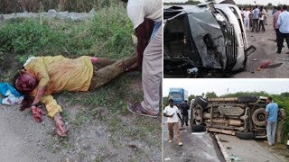 నందమూరి హరికృష్ణకు తీవ్రగాయాలు |Nandamuri Hari Krishna Met With Road Accident in Nalgonda | CVR NEWS