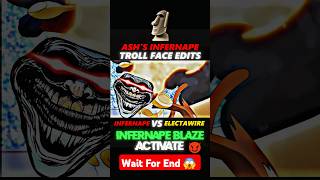 Infernape VS Electivire EPIC BATTLE ll Infernape X Troll Face Edits ll #shorts #pokemon #shortsfeed