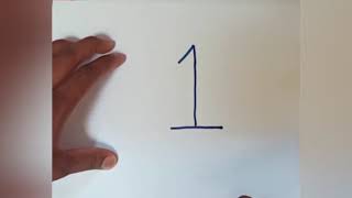 1 to 5 number easy drawing|Best brain development drawing for kids|fun drawing|easy drawing for kids