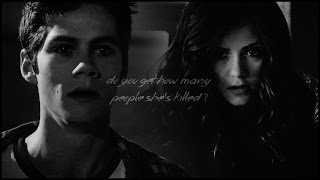 stiles x katherine | do you get how many people she's killed