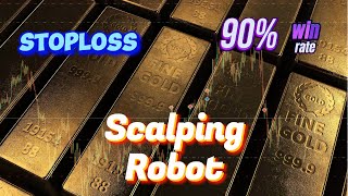 Full Code || GOLD Trading Robot ||  90% win || Tight SL | Gold, Bitcoin, US Indices