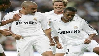 Ronaldo , Robinho And Julio Baptista Dancing