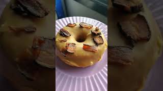 Suzy Q's Maple Bacon Topped Donut #Canada #Ottawa #Bacon