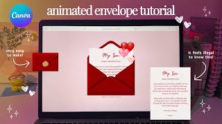 Animated Valentine’s Envelope Tutorial (interactive website) | Canva