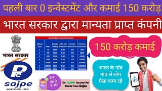 Sajpe Plan । New Mlm Plan 2024 । Sajpe App । Saj Pe