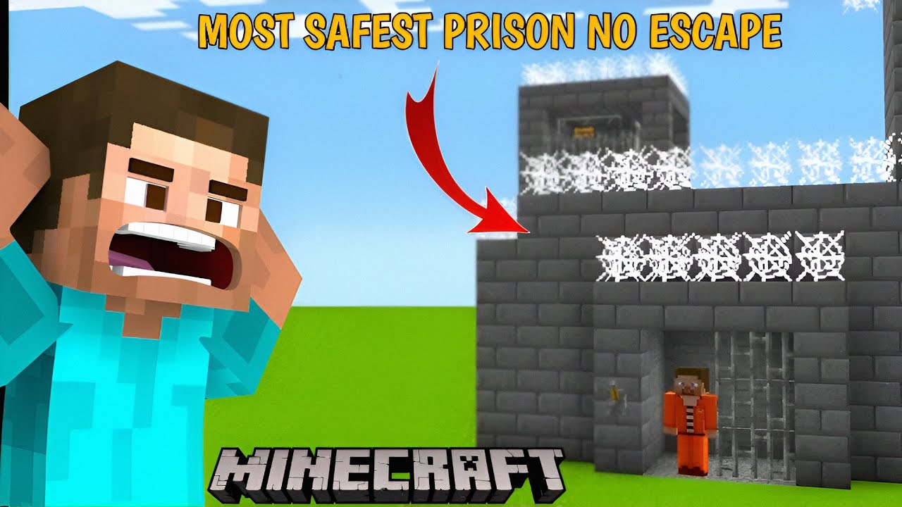 Minecraft:How To Build Most SAFEST Prison @BBlocks - YouTube