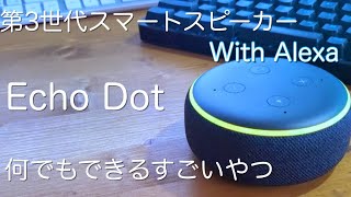 プライムデーで激安になった【Echo Dot】第3世代スマートスピーカーwith Alexaを今頃買ったらすごかった。悩んでるなら即購入。レビュー