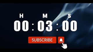 3 min countdown Timer,  شمارش معکوس ۳ دقیقه