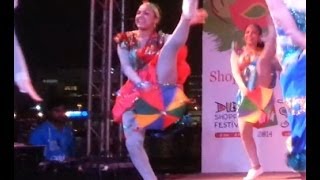 Brazilian Umbrella Dance (Frevo) in Dubai Shopping Festival 2014