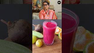 Politician Smriti Irani's Healthy Veggie Juice Recipe #shorts