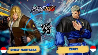 KOF XV FT5  250114a - Sweet Martabak (Andy Joe Terry) VS Zephy (Ralf Hinako Goenitz)