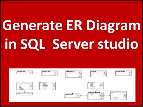 Create ER Diagram with SQL server