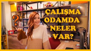 ODA TURU 🏠👀😎 I ÇALIŞMA ODAMDA NELER VAR❓ I HANGİLERİNİ NEREDEN ALDIM❓❓❓