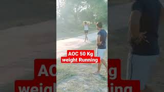 AOC Physical /😱 Weight Running 🇮🇳 #viral #army #aoc #status #aoc_recruitment_2023 #video #armylover