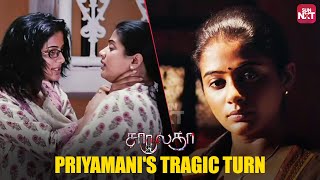 Priyamani’s Tragic Love Triangle! | Chaarulatha | Priyamani | Saranya | Tamil Horror Scene | Sun NXT