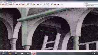 Modelling Escher's Belvedere