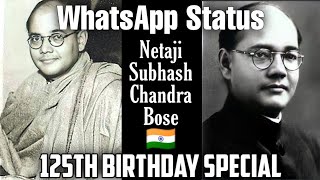 Netaji Subhash Chandra Bose WhatsApp Status Full Screen | Netaji Birthday Special | 2022 | #shorts