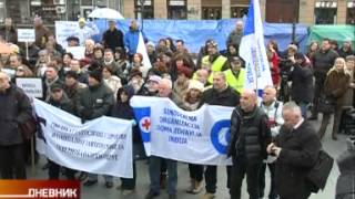 Zdravstveni radnici protestovali u Novom Sadu