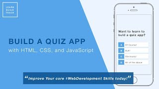 Build a Quiz App (1) - Create and Style the Home Page