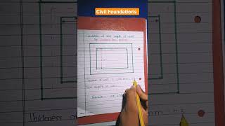 centre line method for estimate length of Wall  #estimate