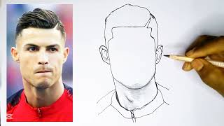 How to Draw Ronaldo | How to Draw Ronaldo Realistic | Ronaldo Drawing | #cr7 #drawing