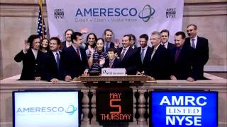 5 May 2011 Ameresco rings the NYSE Opening Bell