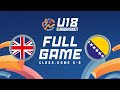 Class. 5-8 | GBR v BIH | Full Basketball Game | FIBA U18 Women's EuroBasket 2024 Div. B