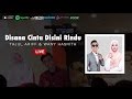 Tajul & Wany Hasrita - Disana Cinta Disini Rindu (LIVE)