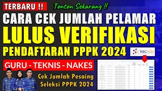 Cara Mengetahui Jumlah Pelamar Pppk Cara Cek Jumlah Pendaftar Pppk ...