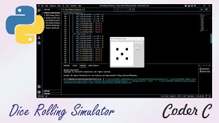 Dice Rolling Simulator using Python || Coder C