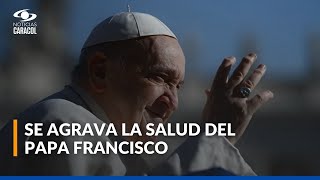 El papa Francisco sufre \