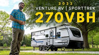 Ultimate Family Sofa! | Travel Trailer Bunkhouse! | 2022 Venture RV SportTrek 270VBH | Southern RV