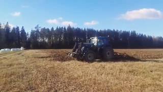 Kultivointia 2016 Valtra N 141 ja Potila K 13