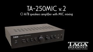 TAGA Harmony TA-250MIC v.2 CI A/B speakers amplifier