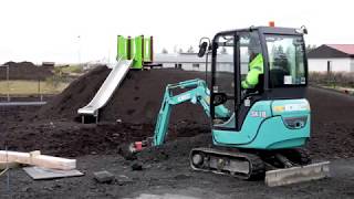 Kobelco SK18 mini-grafa.