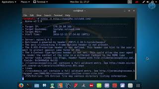 Scanning Website for Vulnerabilities Using #NIKTO - #KaliLinux