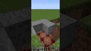 HOW TO MAKE A AUTOMATIC DOOR #shorts #minecraft #viral #hack #lifehacks #build #trending #new #sub