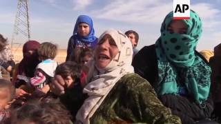 Displaced Raqqans reach Kurdish controlled area