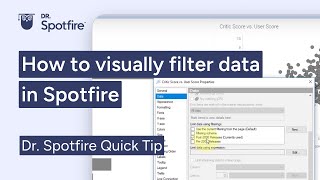 Filter and Limit Data across Spotfire Visualizations