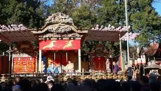 秩父夜祭　宮地屋台　屋台芝居　２０１６．１２．３　Chichibu yomatsuri