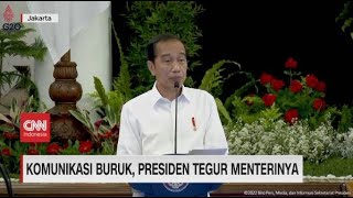 Jokowi Tegur Menteri Tak Ada Penjelasan Harga Migor dan Pertamax Naik