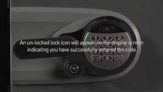 How to Open a Sentry®Safe Advanced Electonic Lock and Dual Key Fire Safe