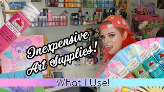 Inexpensive Art Supplies