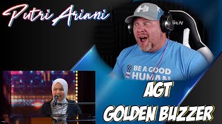 Putri Ariani receives the GOLDEN BUZZER | America's Got Talent 2023 | REACTION