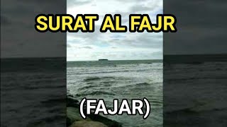 Surah Al Fajr sangat merdu ( Fajar ) ~ Inspira Vlog