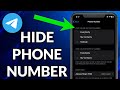 How To Hide Phone Number On Telegram