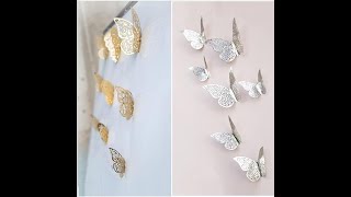 12 pcs wall stickers butterfly 3d for home decor and Room Decor