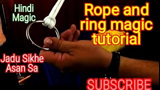 ring and rope magic trick@rope and ring magic trick@#short#revealed#youtube