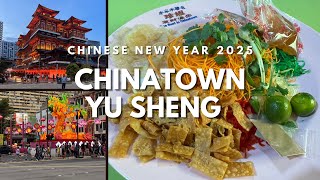 Chinese New Year 2025: Popular Yu Sheng stall,  Chinese New Year Bazaar and Decorations in Chinatown